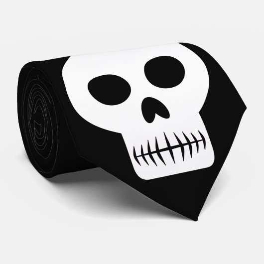 Cravate crâne (Roulé)