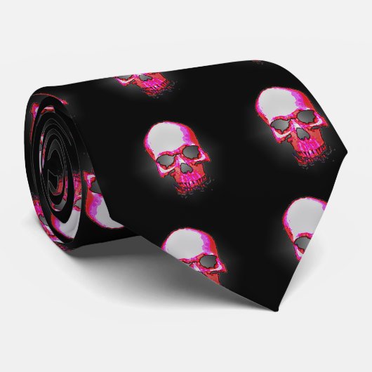 Cravate Crâne (Roulé)