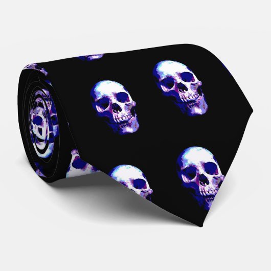 Cravate Crâne (Roulé)