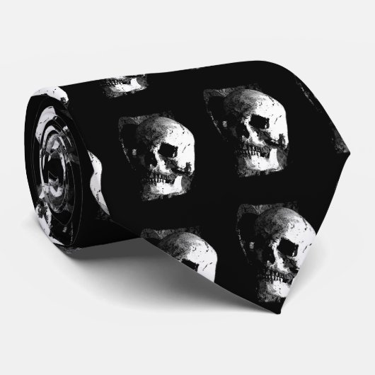 Cravate Crâne (Roulé)