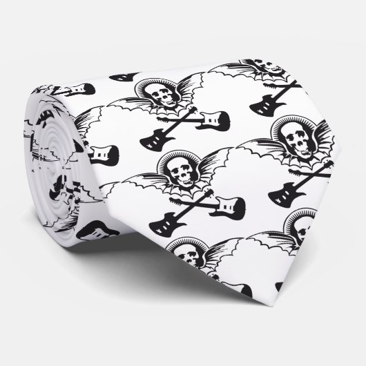 Cravate crâne (Roulé)