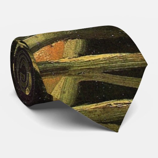 Cravate Crâne avec cigarette allumée par Vincent van Gogh (Roulé)