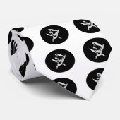 Cravate Crâne de CPO (Roulé)