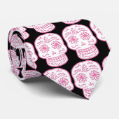 Cravate Crâne de Doodle (Roulé)
