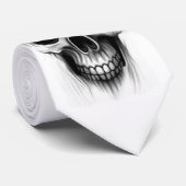 Cravate Crâne de fantôme (Roulé)