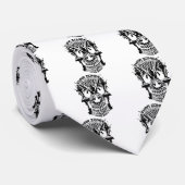 Cravate Crâne de la zone de guerre (Roulé)