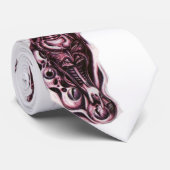 Cravate crâne de machine de tatouage (Roulé)