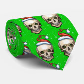 Cravate Crâne de Noël (Roulé)
