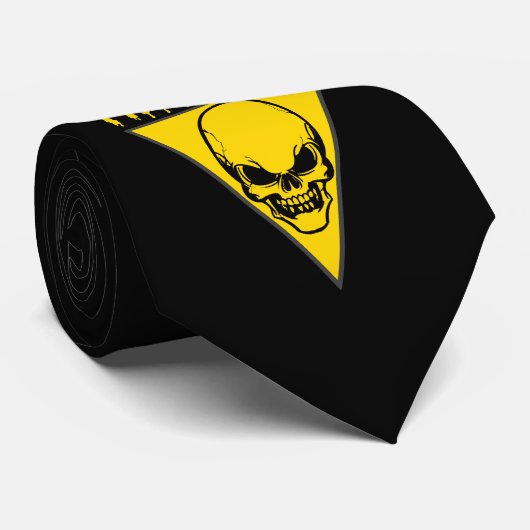 Cravate crâne de Pittsburgh (Roulé)
