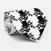 Cravate Crâne de ramoneur (Roulé)