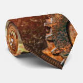 Cravate Crâne de Steampunk avec des vitesses faites de (Roulé)