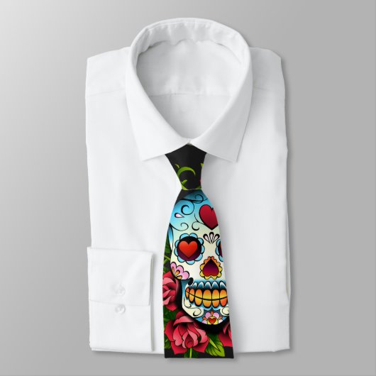 Cravate Crâne de sucre (Attaché)