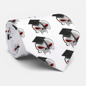 Cravate Crâne d'obtention du diplôme (Roulé)