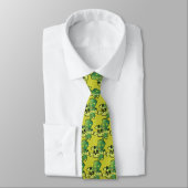 Cravate Crâne et Shamrock, (Attaché)