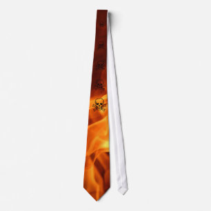 Cravate Crâne flamboyant