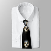 Cravate Crâne - Imaginaire métallique lourd (Attaché)