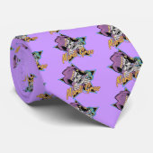 Cravate Crâne Mardi Gras Jester (Roulé)