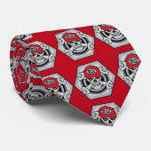 Cravate Crâne mécanique (Roulé)