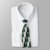 Cravate Crâne vert (Attaché)