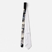Cravate Crânes contre des rayures (Dos)