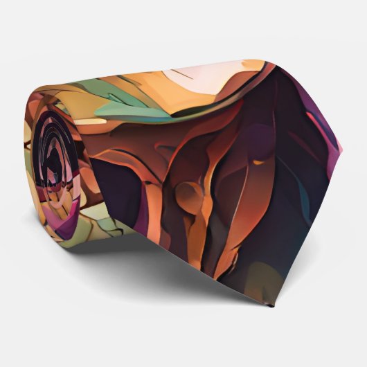 Cravate Crânes funky (Roulé)