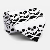 Cravate Crânes Motif décoratif (Roulé)