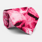 Cravate Crânes roses (Roulé)