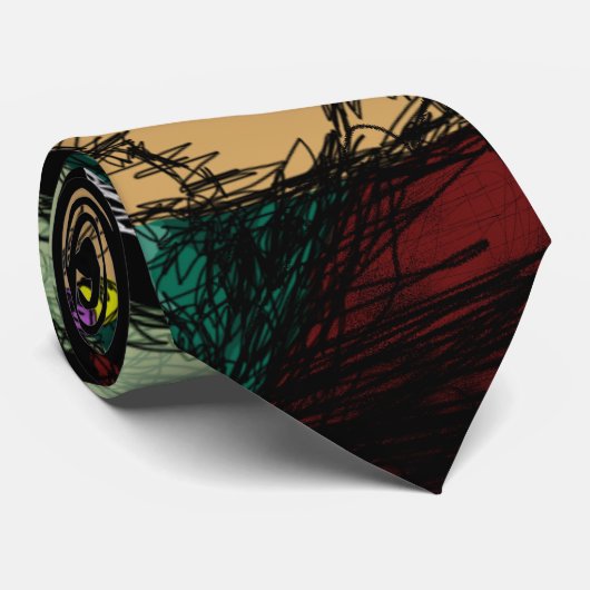 Cravate Cravate, abrégé sur étranger mignon illustration (Roulé)