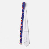 Cravate Cravate-abstrait /Drapeau USA (Dos)
