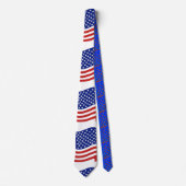 Cravate Cravate-abstrait /Drapeau USA (Devant)