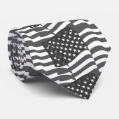 Cravate Cravate-abstrait /Drapeau USA (Roulé)
