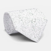 Cravate Cravate. Effet Velours Blanc. (Roulé)
