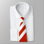 Cravate Cravate/Grandes rouges et blanches (Attaché)