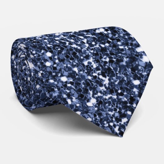 Cravate Cravate, Nuit de la Glitterie" (Roulé)