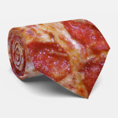 Cravate cravate, pepperoni, pizza, nourriture (Roulé)