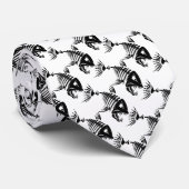 Cravate Cravate/poissons squelettiques (Roulé)