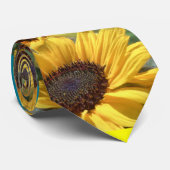 Cravate Cravate/Sash "de tournesol d'or" (Roulé)