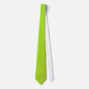Cravate Cravate. Vert citron.