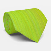 Cravate Cravate. Vert citron. (Roulé)