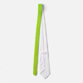 Cravate Cravate. Vert citron. (Dos)