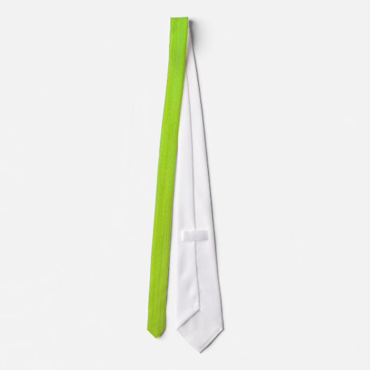 Cravate Cravate. Vert citron. (Dos)