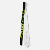 Cravate Cravate, Yin Yang Sun, Vert, Lime, Chartreuse, Bro (Dos)