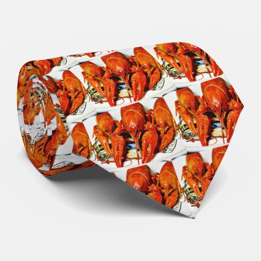 Cravate Crawdads Craytfish d'écrevisses (Roulé)
