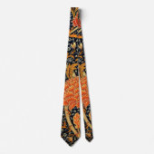 Cravate Cray, motif célèbre de William Morris, (Devant)