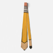 Cravate Crayon – Cravate Drôle pour Enseignant, Re (Devant)
