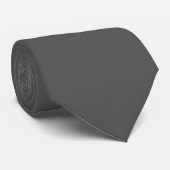 Cravate Create Your Own editable dark gray (Roulé)