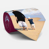 Cravate Create Your Own Photo Neck Tie Personalized Text (Roulé)