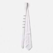 Cravate Create Your Own white (Dos)