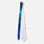 Cravate Créatif Original Style Bleu Abstrait Art Moderne (Dos)