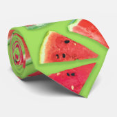 Cravate Création de Motif de pastèque 3 (Roulé)